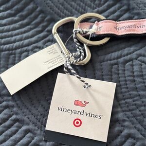 Vineyard Vines x Target Pink, Navy and Silver Lanyard NWT